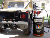 ATLAS BIO pump biodiesel into 2006 h1 alpha hummer bio-diesel alt-fuel vehicle better than hybrid better for the environment