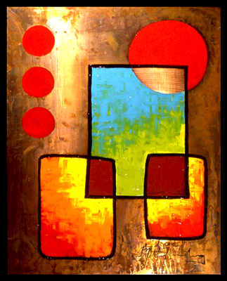 oNE pOST nEO gEOMETRY series Mathematical Artwork Paintings Created with Math Precision based upon Golden Proportion and Fibonacci Sequence of Numbers 2004 2005 2006 2007 Matthew Matt fLANSBURG dESIGN